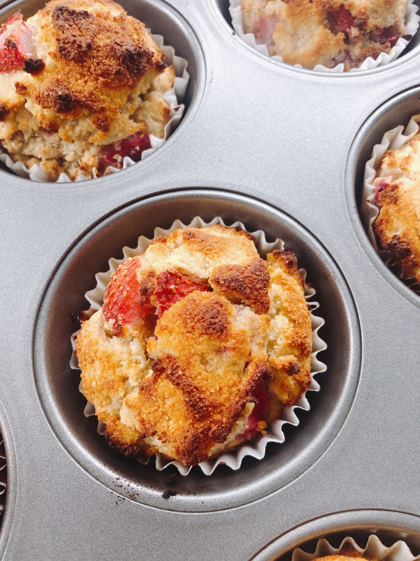 Picture of Healthy Strawberry Muffins