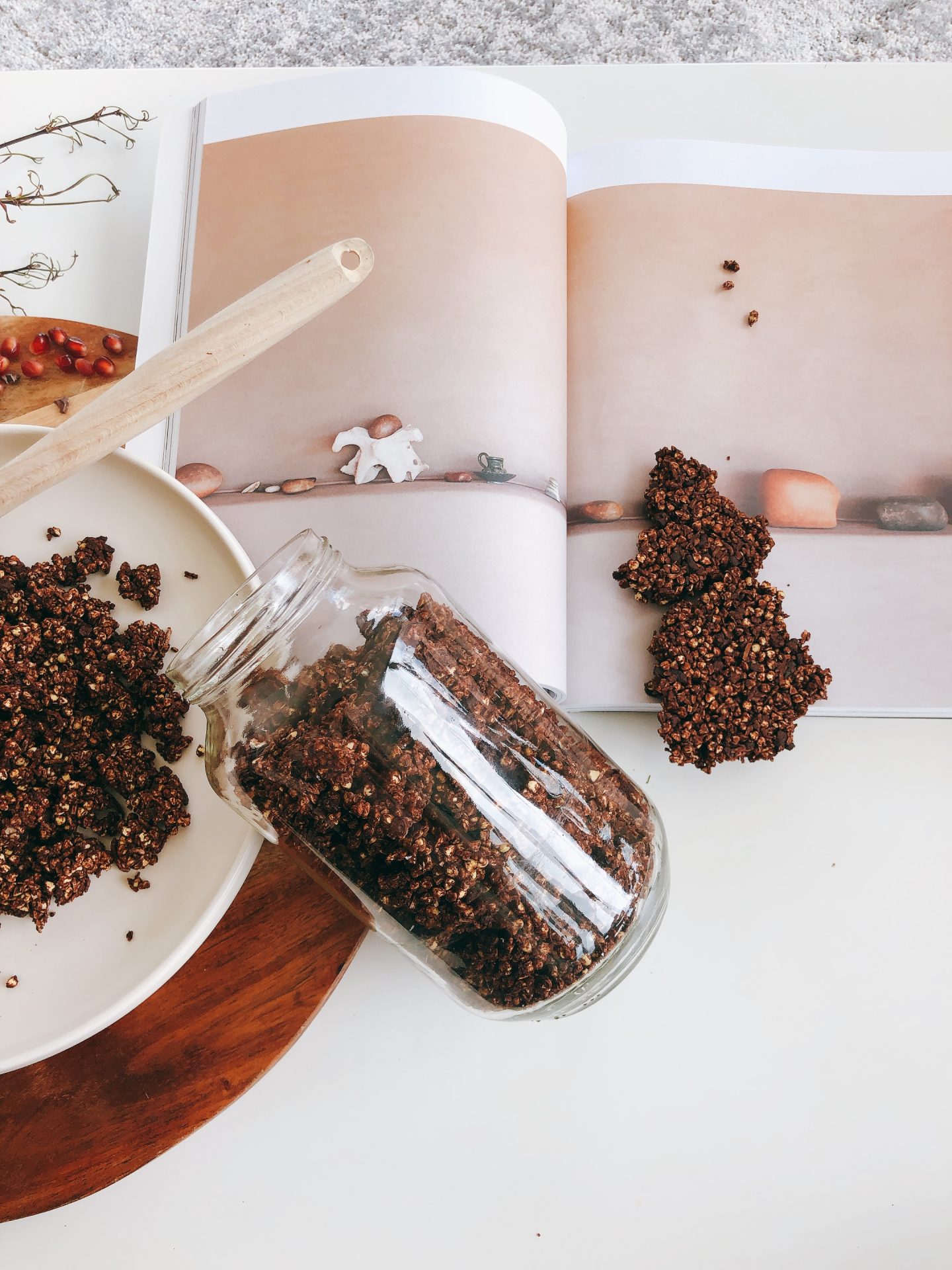 Picture of chocolate buckwheat clusters