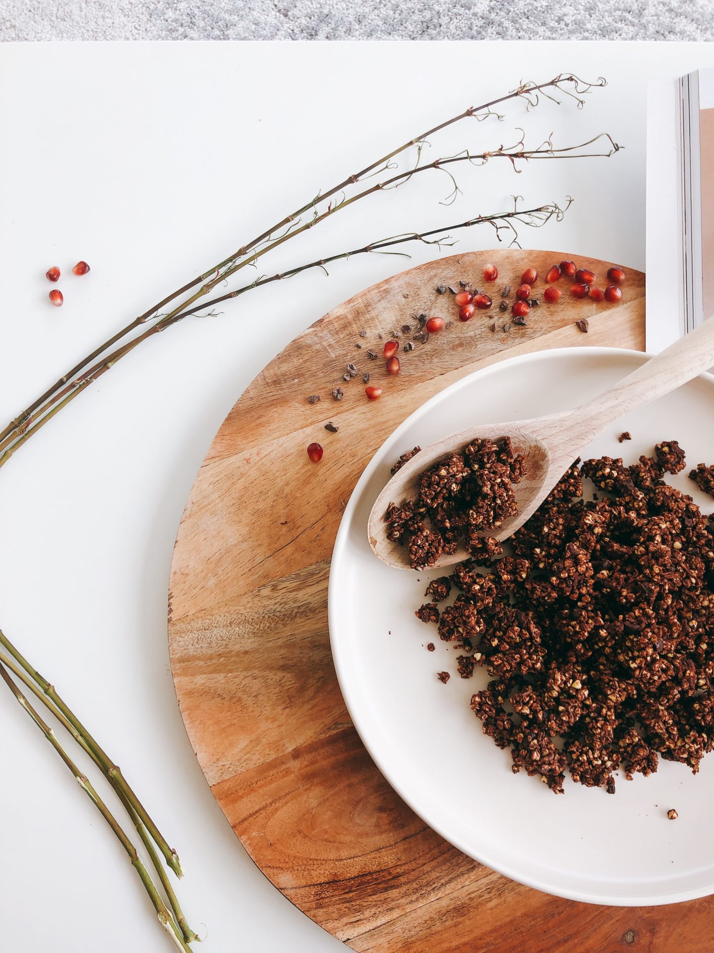 Picture of chocolate buckwheat clusters